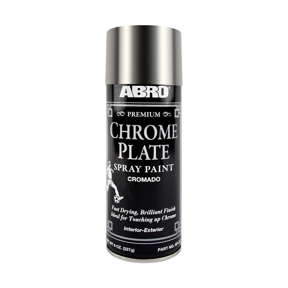 【ABRO】SP-317 防鏽鍍鉻噴漆-亮銀色 (8 OZ)