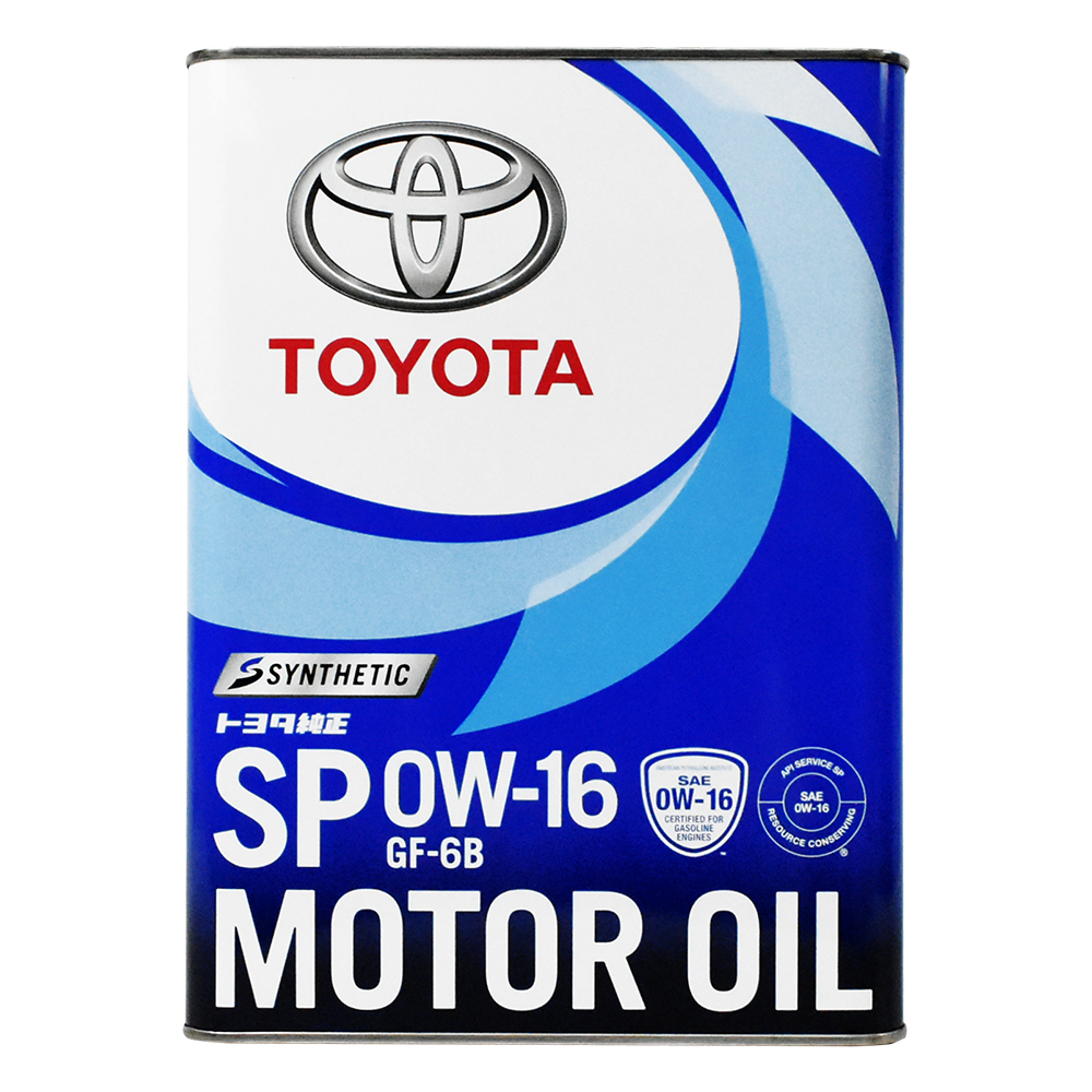 【TOYOTA】日本原廠用機油 SP 0W-16 4L